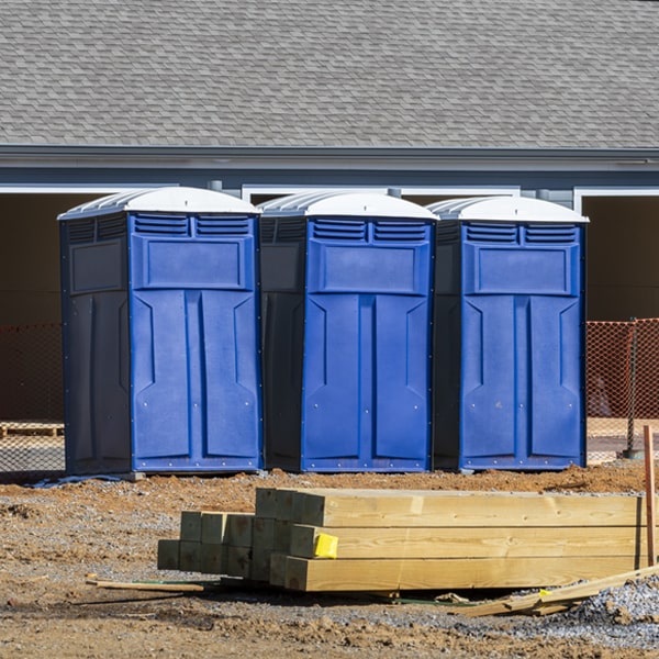 how do you ensure the porta potties are secure and safe from vandalism during an event in Sharon